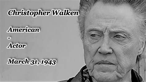 The Unforgettable Voice: Christopher Walken's Most Iconic Quotes - YouTube