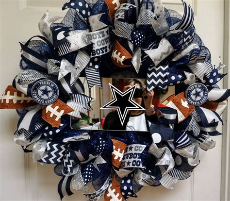 Dallas Cowboys Wreath Cowboys Wreath Dallas Cowboys Door | Etsy | Cowboys wreath, Dallas cowboys 