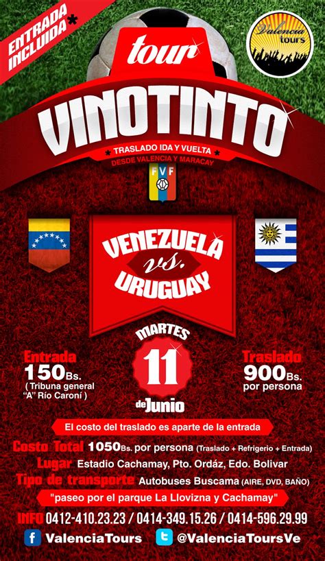 For head coach josé peseiro, some changes in the starting xi venezuela vs paraguay prediction. Flyer Tour Vinotinto - Venezuela vs. Uruguay 11 de Junio ...