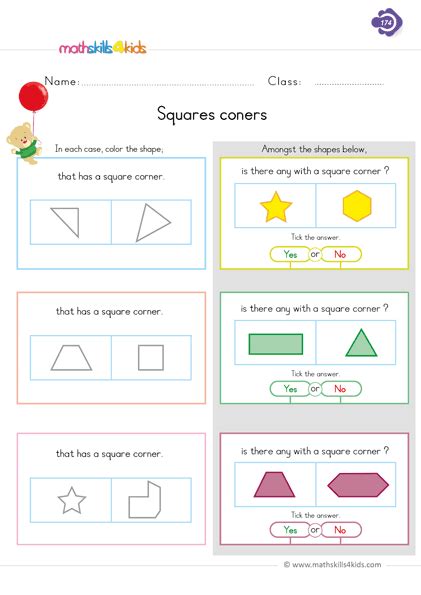 2d Shapes Worksheets For Grade 1 1st Grade Two Dimensional Shapes