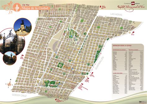 Mapa De La Ciudad Ciudad De Mendoza