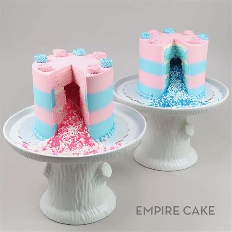 gender reveal spill cakes empire cake
