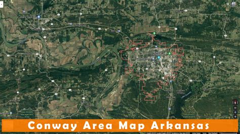 Conway Arkansas Map And Conway Arkansas Satellite Image