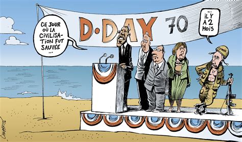 70 Ans Après Le Débarquement Globecartoon Political Cartoons