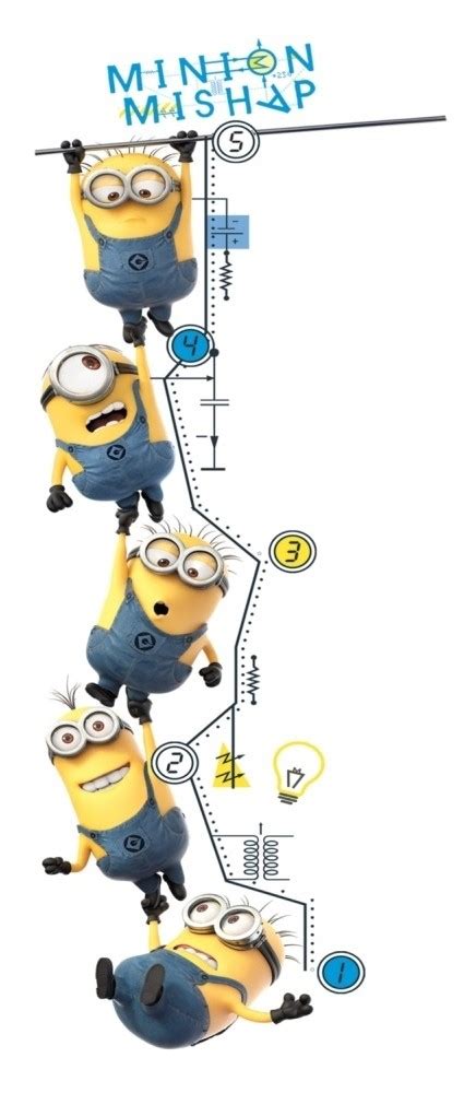 900 x 1260 jpeg 261 кб. New DESPICABLE ME 2 GROWTH CHART WALL DECALS Minions ...