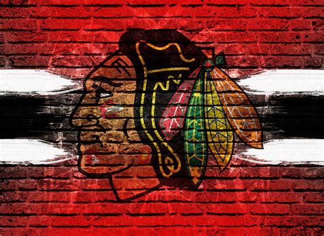 Chicago Blackhawks Wall Nhl Digital Art By Sportspop Art Fine Art America
