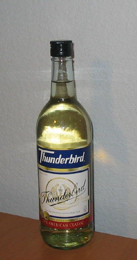 This Is What I Used To Drinkthunderbirds Pear Winecan Still