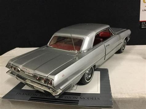 Sold Price Franklin Mint 1963 Chevy Impala Ss Diecast Model In Box