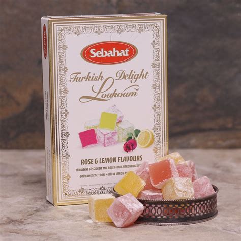 Rose And Lemon Turkish Delight