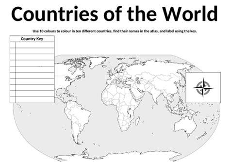 Label Countries Of The World Teaching Resources
