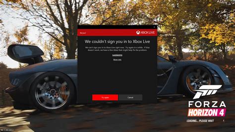 Cannot Sign In Xbox Liveforza Horizon 4 Microsoft Community