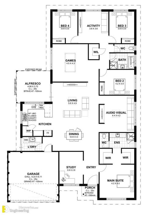 31 Stunning House Plan Ideas For Different Areas Engineering