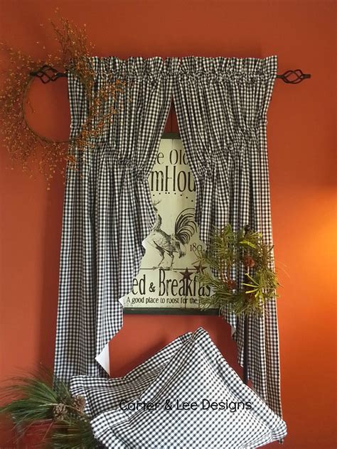 Prairie Swag Curtains Farmhouse Style Curtains Country Style