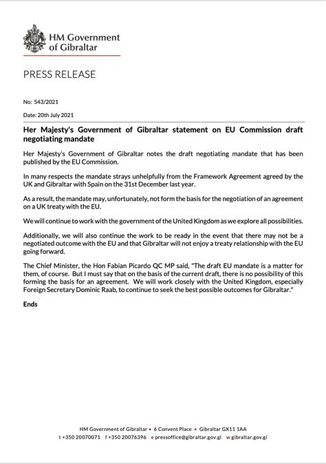 Gibraltar And Uk Reject Eu Draft Border Control Proposal Madrid