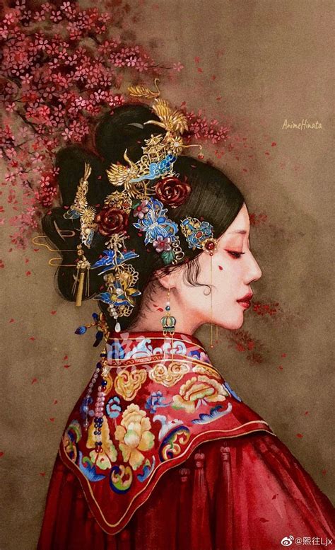 pin-by-Марія-Кулик-on-king-woman-chinese-art-painting,-chinese-art-girl,-chinese-art