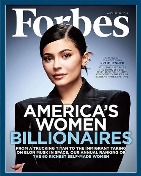 Kylie Jenner Sai Na Capa Da Forbes Como Empreendedora Bilionária Mais