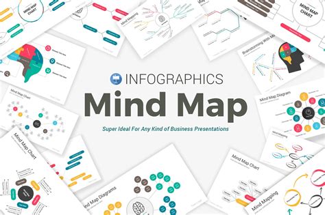 Mind Map Keynote Diagrams Pack Keynote Templates ~ Creative Market