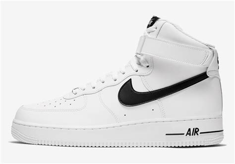 High Top Air Force Ones Black And White Airforce Military
