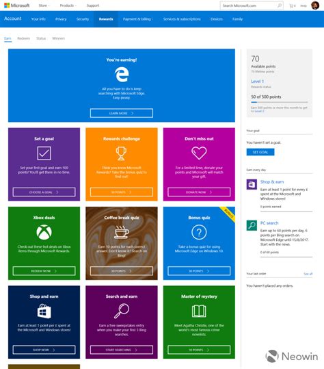 Contact microsoft rewards support.they will investigate the account and credit points if applicable. Microsoft Rewards launches in the UK - Neowin