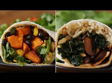 How To Make Meatless Burritos With Veggies From Tasty Recipe On