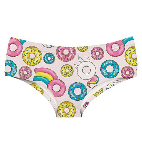 Buy Leimolis Donuts Pink Funny Print Sexy Hot Panties