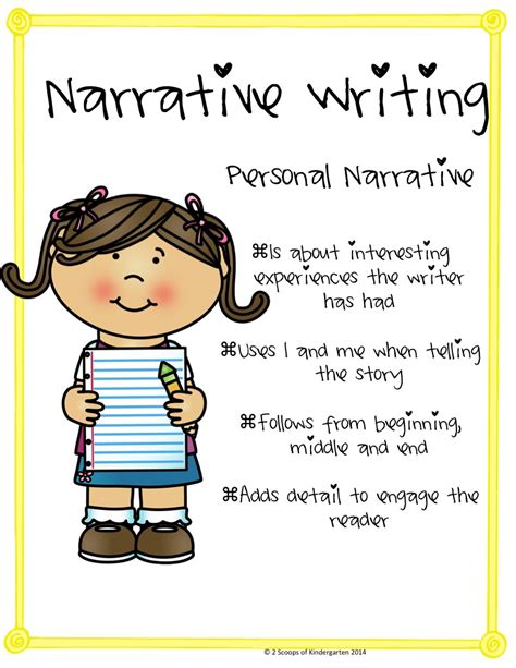 Personal Narrative Template For Kids
