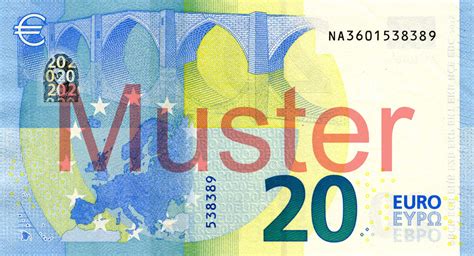 20 Euro Banknote Deutsche Bundesbank