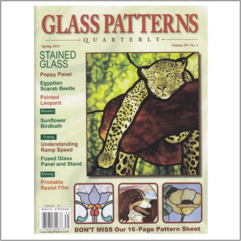 Glass Patterns Quarterly Spring 2013 Magazine Franklin Art Glass