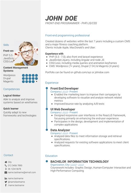 What Is The Best Cv Format How To Write A Cv Cv Template