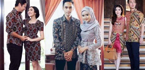 Beragam ❤ inspirasi kebaya couple: 11 Inspirasi Model Batik Sarimbit untuk Lamaran. Biar ...