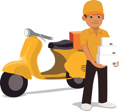 Delivery Clipart Delivery Man Png Download Full Size Clipart