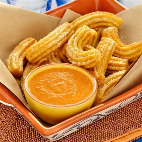 Savoury Cheese And Curry Churros With Creamy Romesco Sauce Recipe