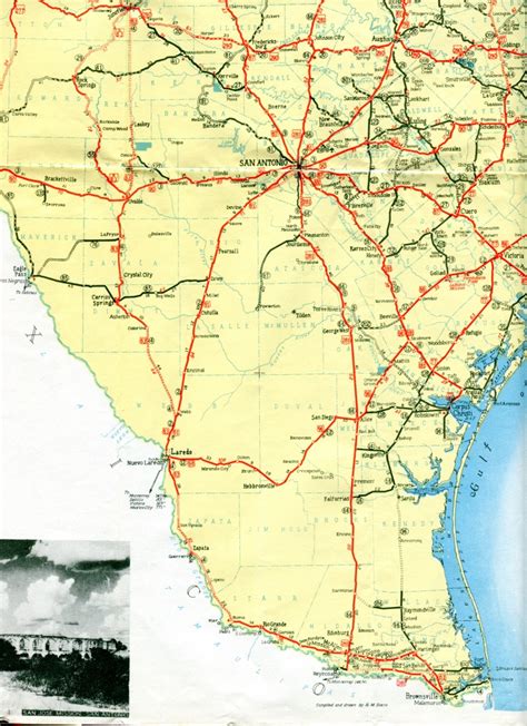 Old Highway Maps Of Texas South Texas Road Map Free Printable Maps