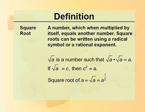 Square Root Of 4 Square Roots And Perfect Squares Therefore The