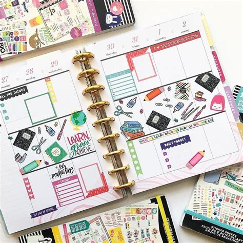 Pin By Francine Goulet On Happy Planner Layouts Happy Planner Layout