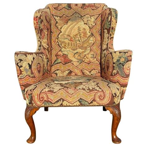 Early 18th Century Walnut Wing Chair Wingback Chair Wing Chair Chair