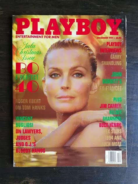Playboy Magazine December Playmate Elisa Bridges Bo Derek Picclick
