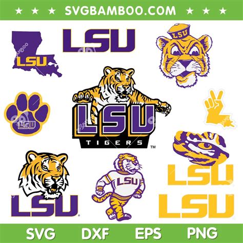 LSU Tigers SVG Bundle