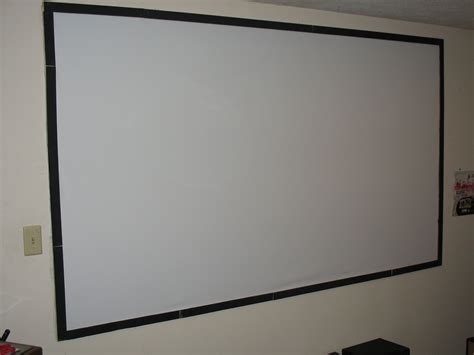 Cheap Diy 100 Projector Screen 4 Steps Instructables