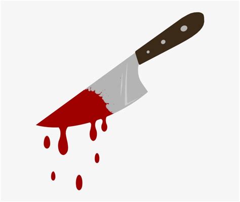 Bloody Horror Knife Knife With Blood Emoji Transparent Png 750x750