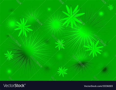 Green Stars Background Royalty Free Vector Image