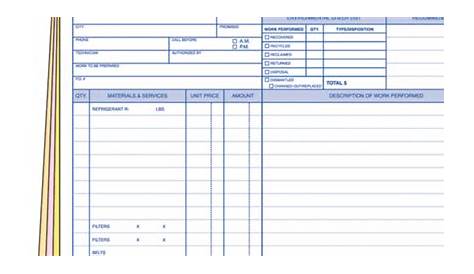 HVAC Invoice Template Spreadsheet Templates for Busines Free Hvac