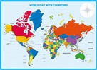 Free Printable World Map Countries | Images and Photos finder