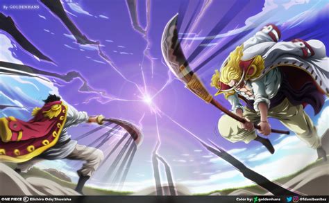 One Piece Cap 966 Gold Roger Vs Shirohige By Goldenhans On