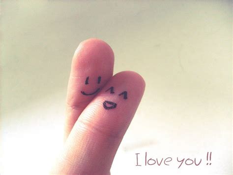 Cute Finger With Love You