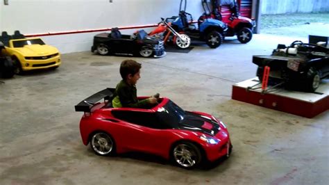 This Kids Power Wheels C7 Corvette Stingray Can Do Donuts 58 Off