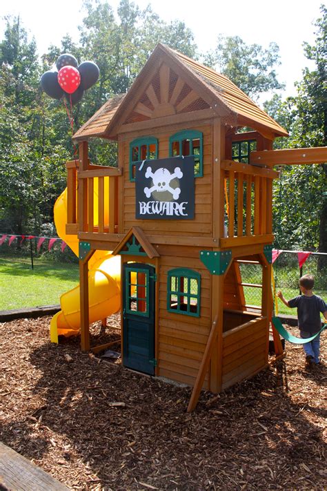 Decorate Our Outdoor Playset Backyard Playground Sets Backyard Play