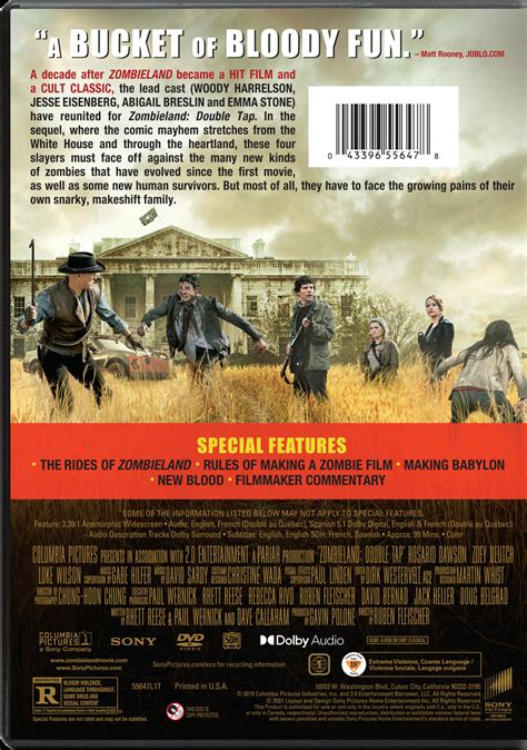 zombieland double tap dvd