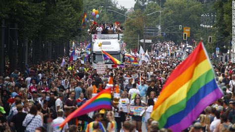 Berlin Gay Pride Revelers Mark Legalization Of Same Sex Marriage Cw39