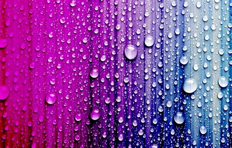 Rainbow Water Drops 2 Cool Backgrounds Wallpapers